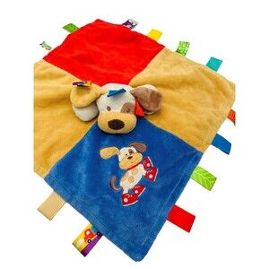 Taggies Signature Collection Puppy Dog Plush Mary Meyer Lovey Security Blanket
